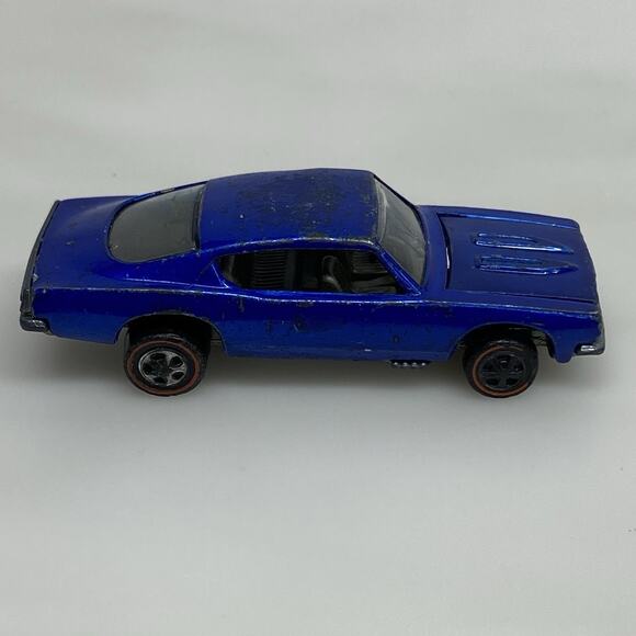 Hot Wheels Redline Custom Barracuda 1967 Blue USA